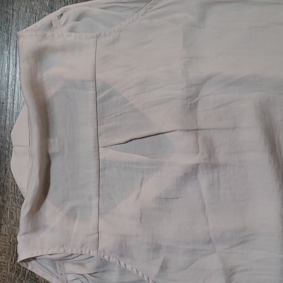 Very gently used pink blouse Forever 21 plus sizes US-OX CA-OT see through thin - Picture 6 of 8